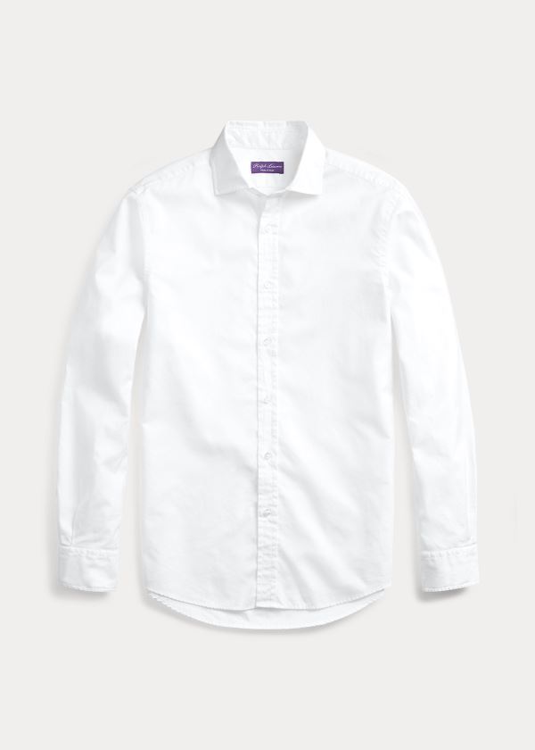 Camisa Ralph Lauren Hombre Blancos - Oxford - CRKMA6098